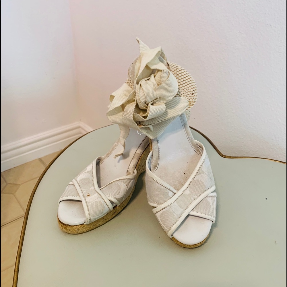 Coach Womens Wedge Heels Sandals Shoes Open-toe 8